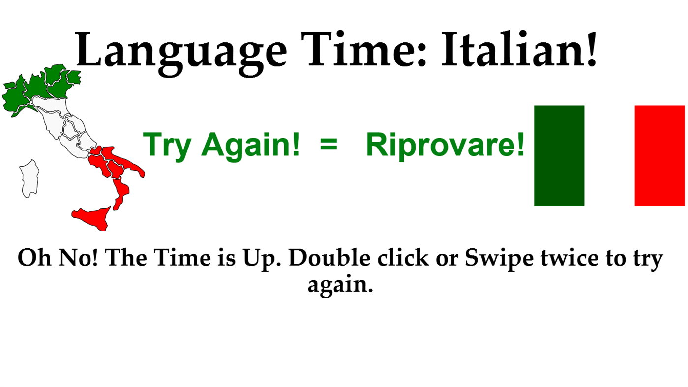 #4. Language Time: Italian! (Windows) Podle: Janina G.