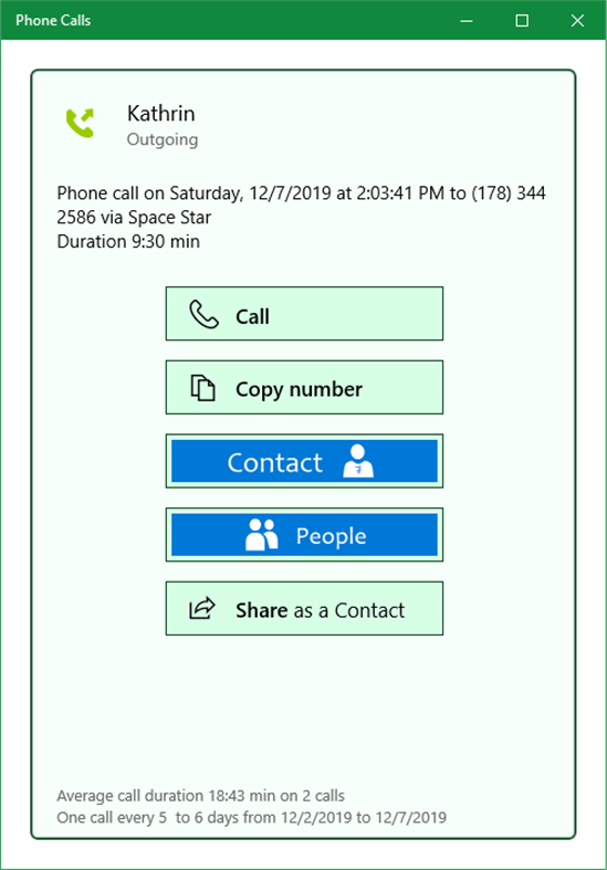 #2. Phone Calls (Windows) di: Softikus Worx