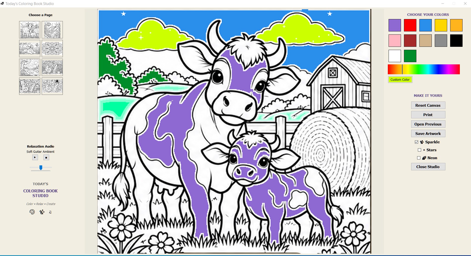 Today’s Coloring Book Studio screenshot