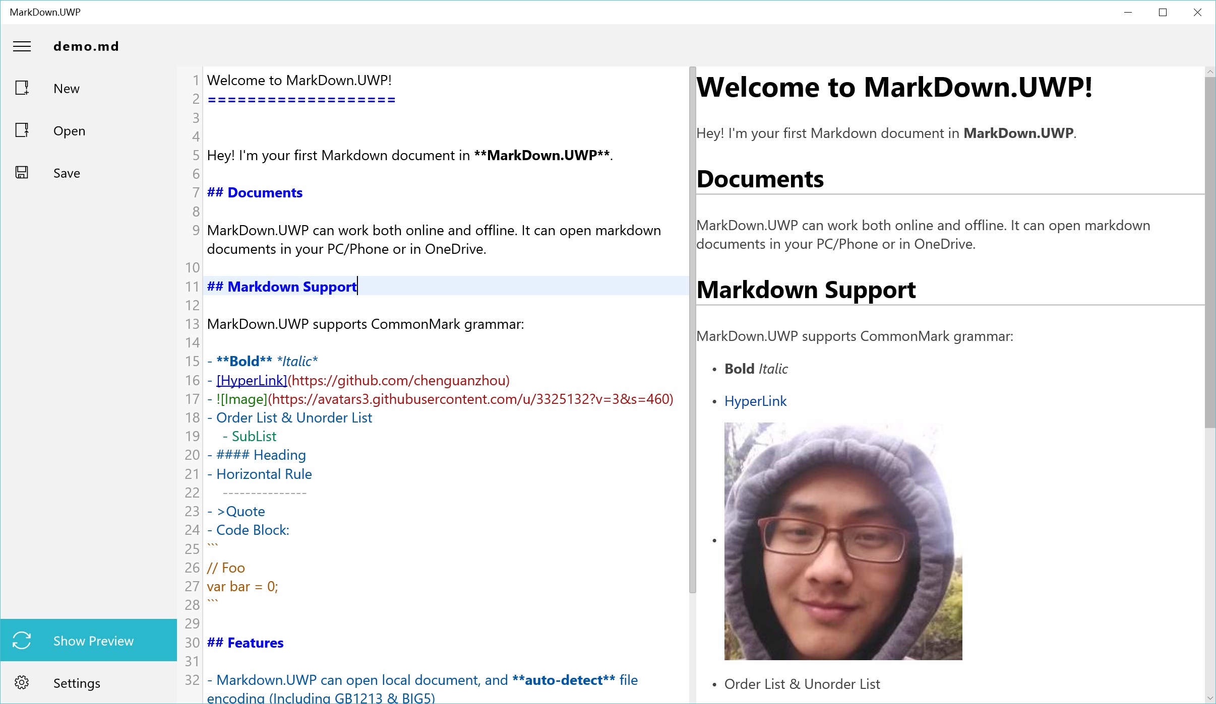 Onedrive markdown images