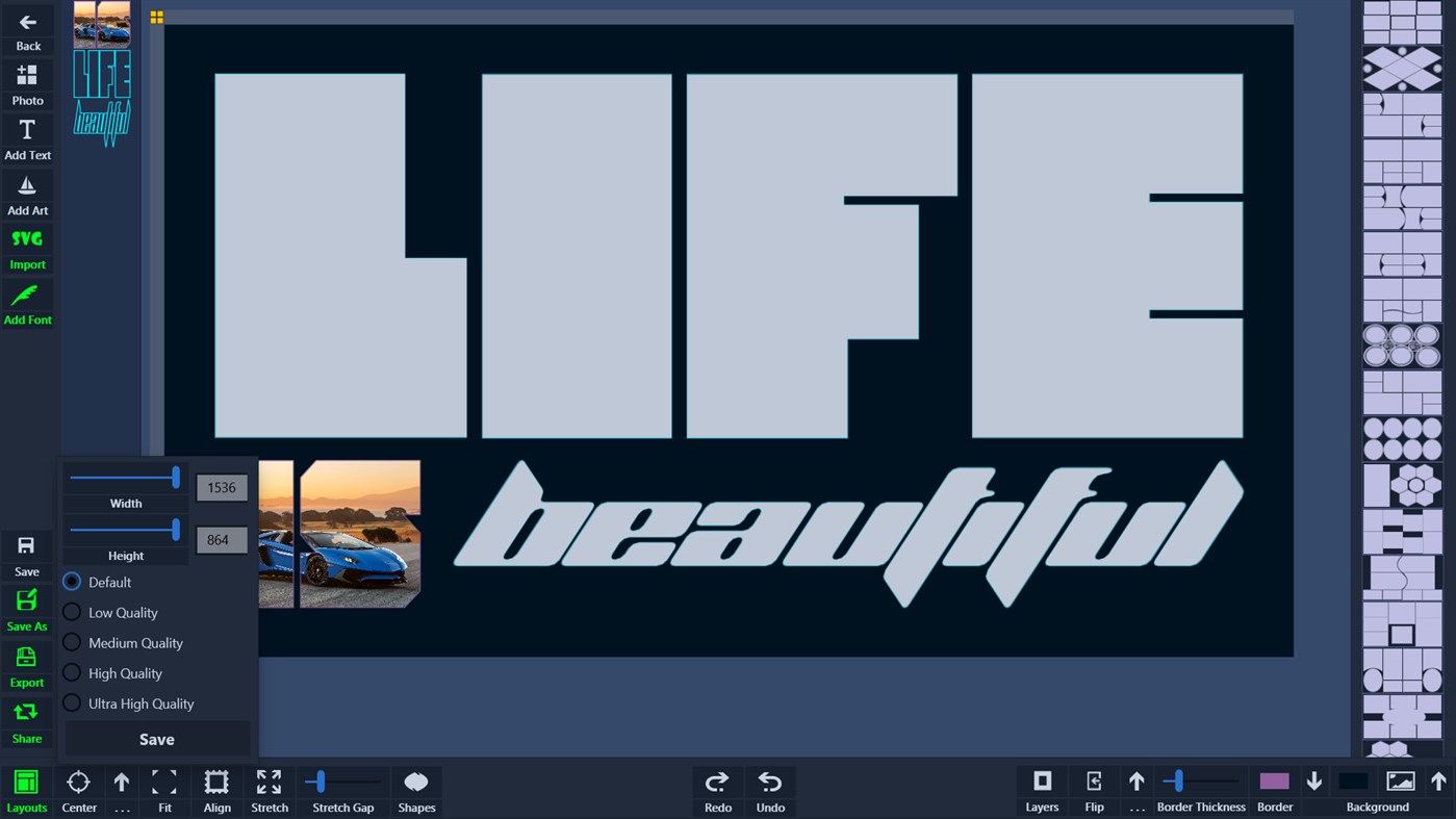 #3. Atlantas Photo Collage Studio (Windows) Oleh: Unicorn