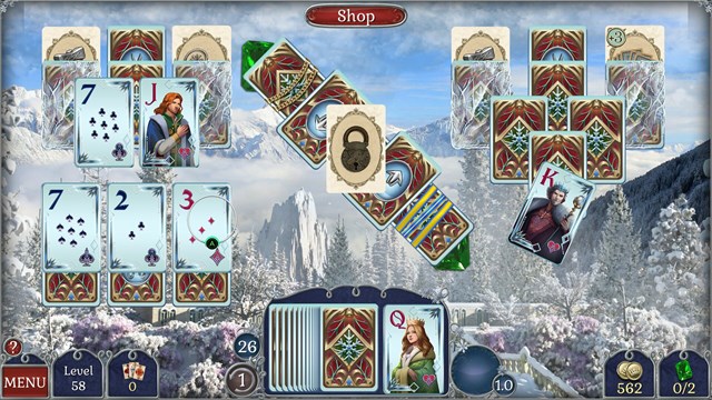 Jewel Match Solitaire: Winterscapes 2 Collector's Edition screenshot 1