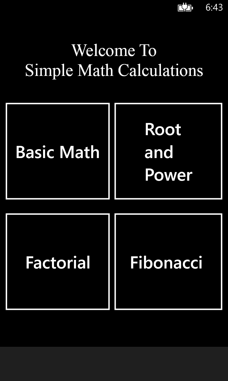 Simple Math Calculations for Windows 10
