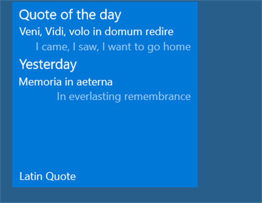Latin Quotes screenshot 5