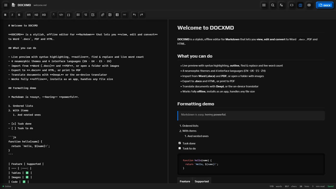 #2. DOCXMD (Windows) 게시자: SC KOLIBRI LLC