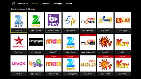 YuppTV - LiveTV, Catch-up, Movies Screenshots 2