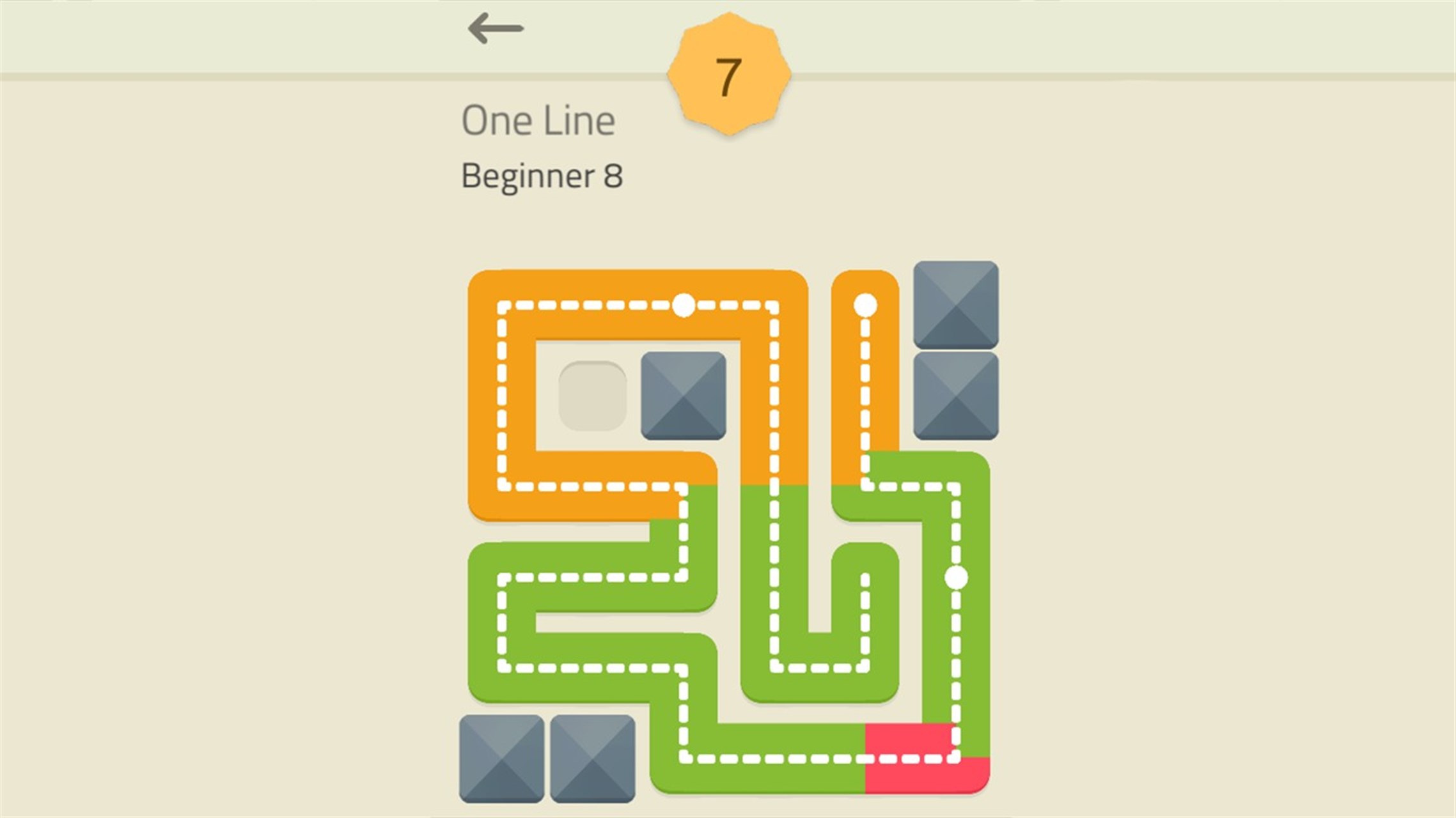 One Line Path Puzzle - Microsoft Apps