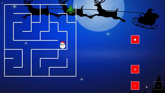 Xmas Tree Maze (santa vs the snowman) screenshot 3