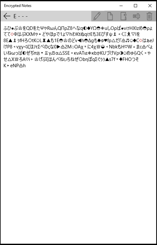 #5. Encrypted Notes UW (Windows) 由: CTsoft