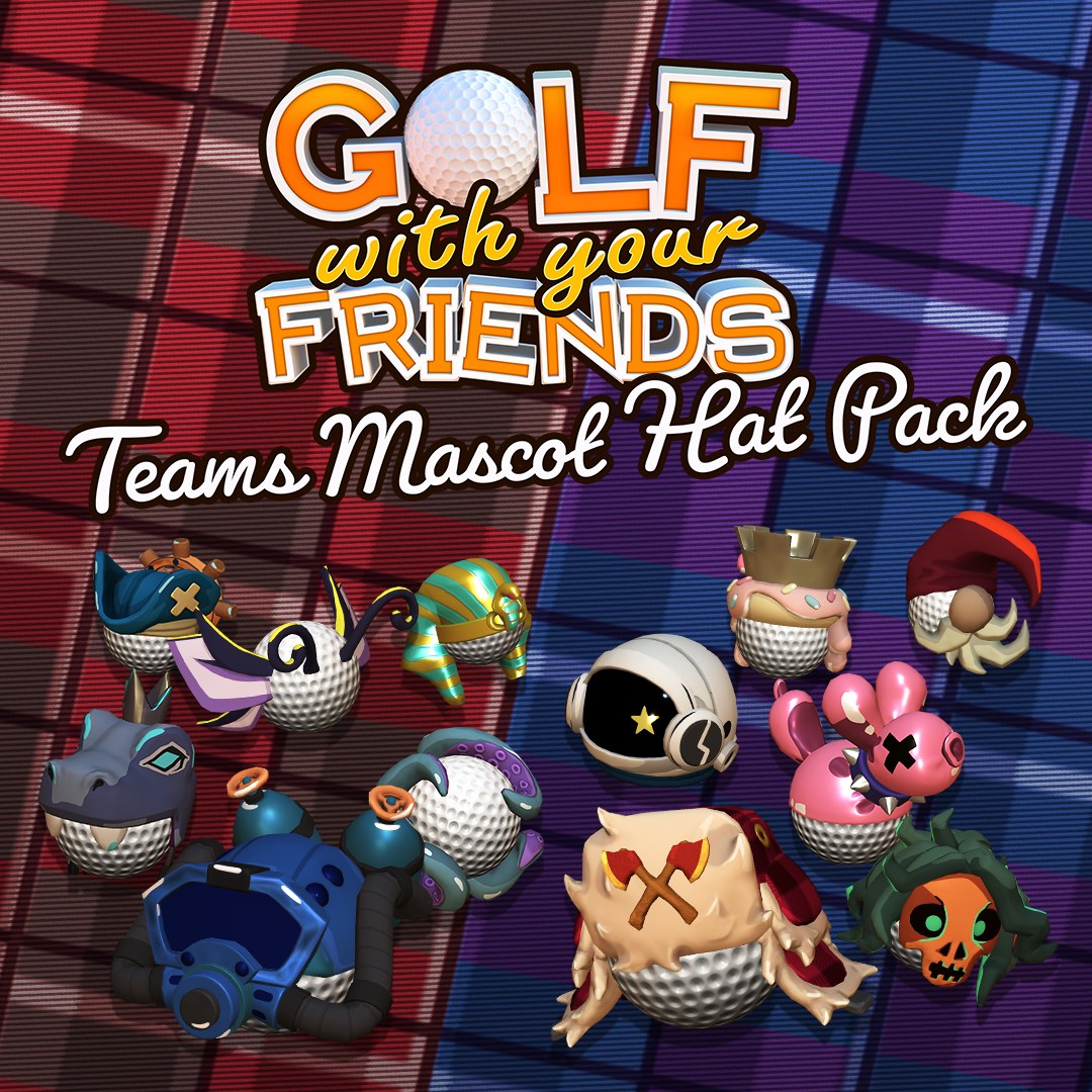 Golf With Your Friends - Teams Mascot Hat Pack