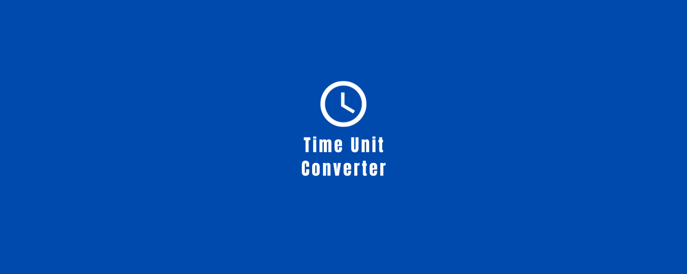 Time Unit Converter