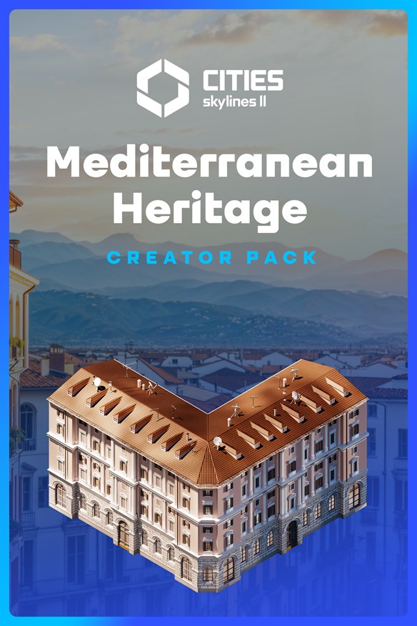 Cities: Skylines II - Creator Pack: Mediterranean Heritage Xbox Series X|S and Xbox One cover art