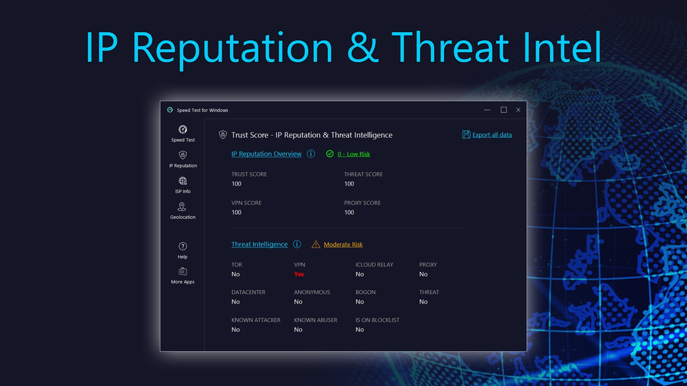#3. Speed Test for Windows (Windows) Podle: LISAppStudio.com