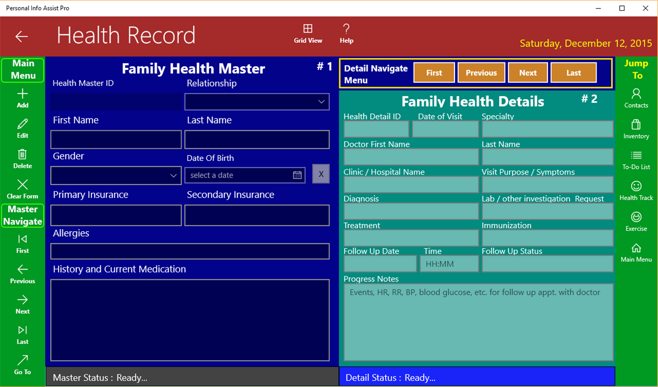 #5. Personal Info Assist Pro (Windows) 由: Anand S