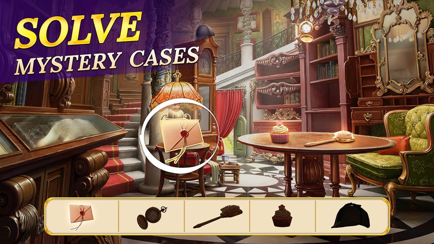 #4. Sherlock: Detective Hidden Object & Match 3 Game (Windows) Podle: G5 Entertainment AB