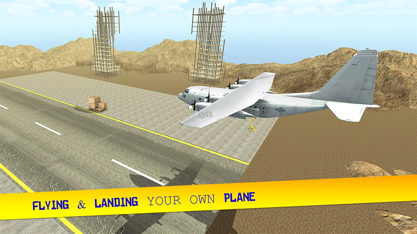 #3. Cargo Plane City Airport - Truck Forklift Flight (Windows) By: AppStream Studios