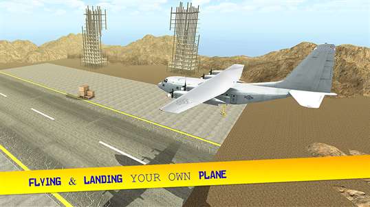 Cargo Plane City Airport - Truck Forklift Flight screenshot 3