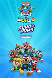 Mundo da PAW Patrol Patrulha Canina - Aqua Pups - Pacote de roupas