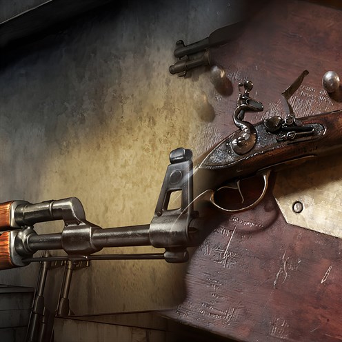 Foto en caja de Gunsmith Simulator & Gunsmith Simulator - Flint & Powder