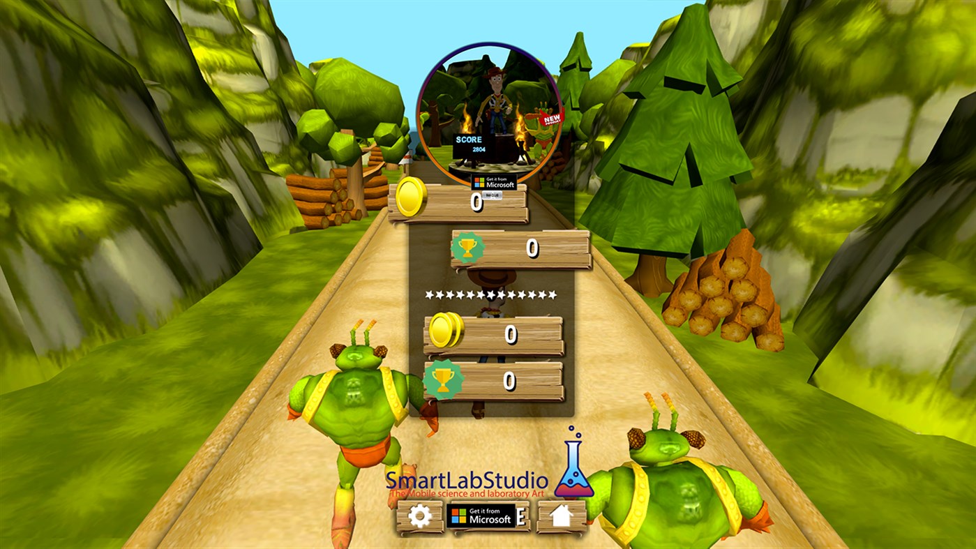 #4. Go Woody Run - Jungle Adventure (Windows) 由: SmartBrainLAb