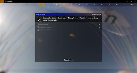 QCM Parapente screenshot 4