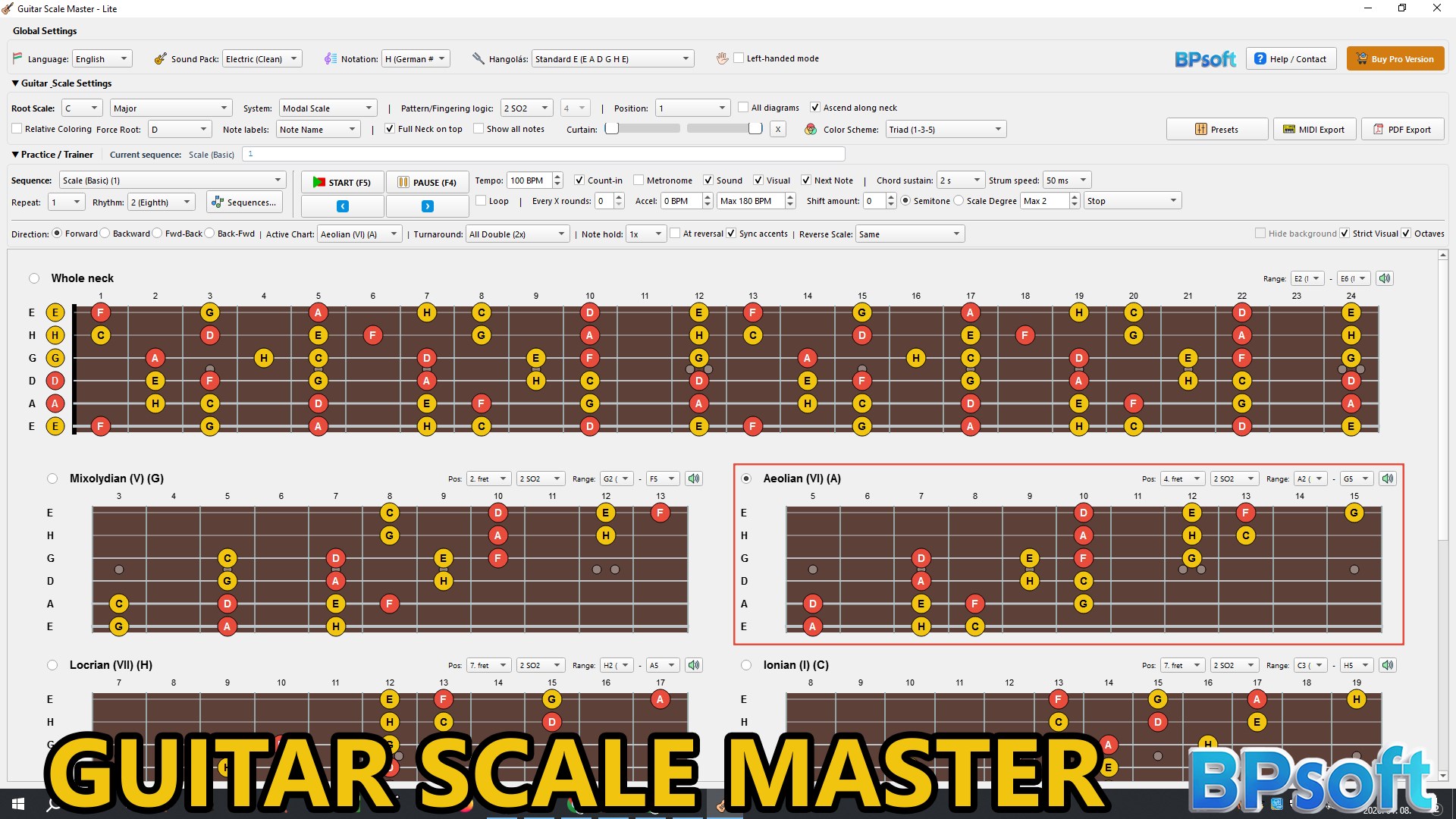 Guitar Scale Master screenshot