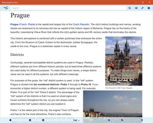 Wikivoyage by Kiwix screenshot 1