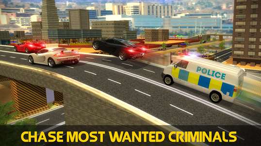 Police Mini Bus Crime Pursuit 3D - Chase Criminals screenshot 4