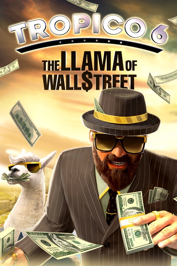 Tropico 6 - The Llama of Wall Street Xbox Series X|S and Xbox One cover art