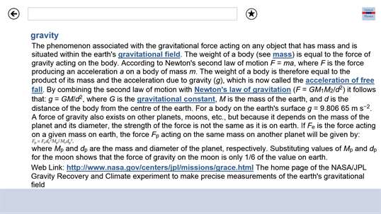 Oxford Dictionary of Physics screenshot 3