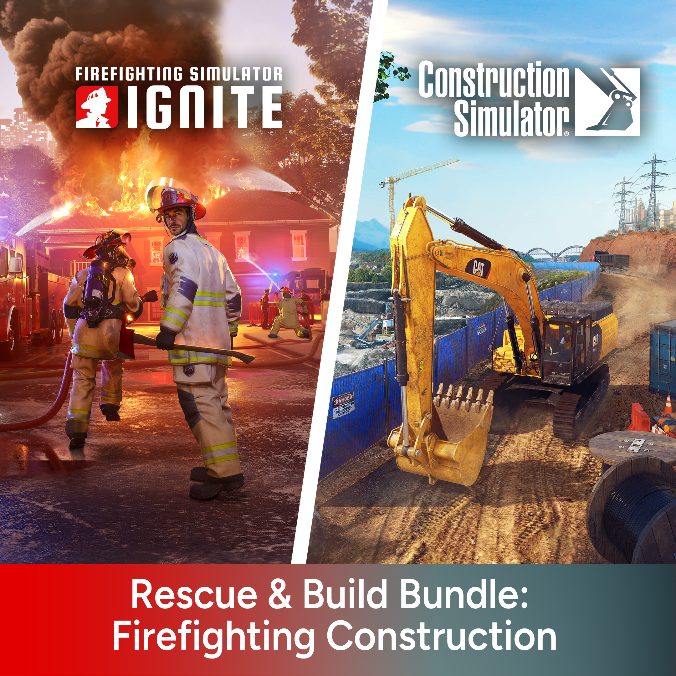 Rescue & Build Bundle: Firefighting Construction