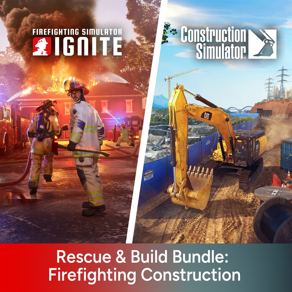 Rescue & Build Bundle: Firefighting Construction cover art (full size)