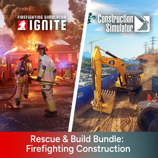 Rescue & Build Bundle: Firefighting Construction cover art