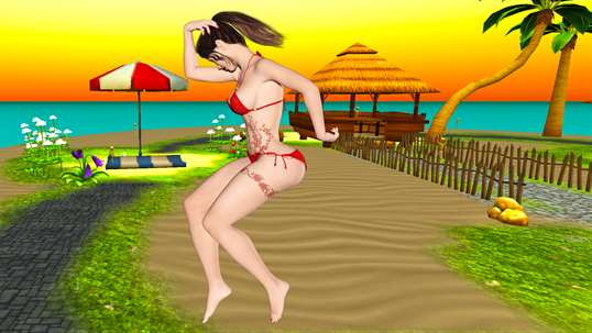 Virtual Red Bikini Beach Dancer [HD+] screenshot 5
