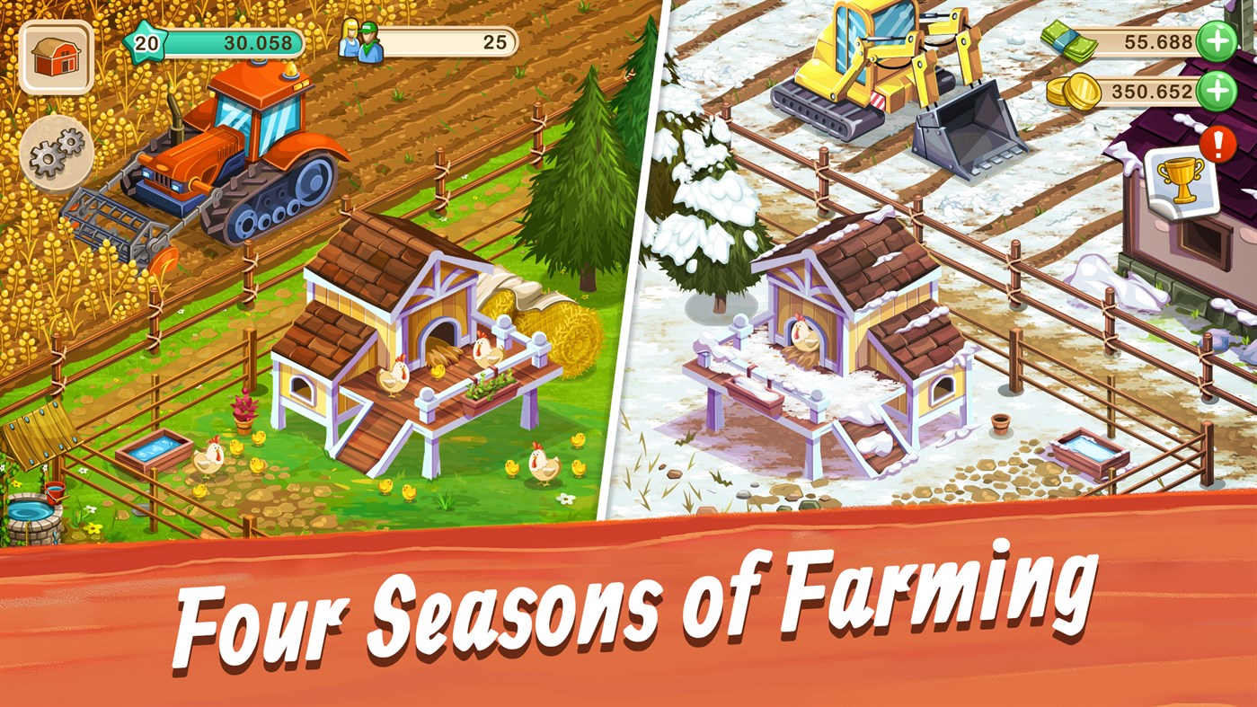 #2. Big Farm: Mobile Harvest (Windows) 由: Goodgame Studios