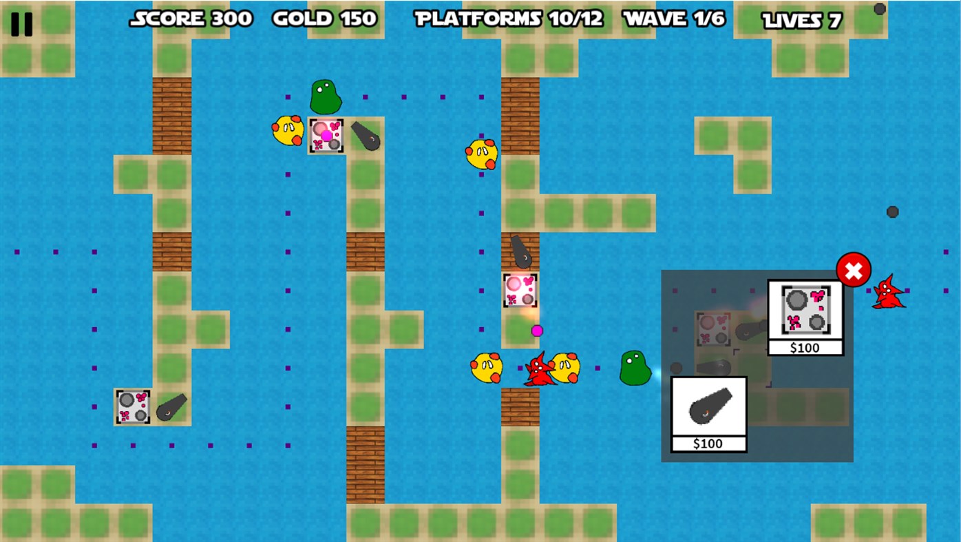 #4. Pirates Vs Aliens Tower Defence (Windows) Podle: damorton