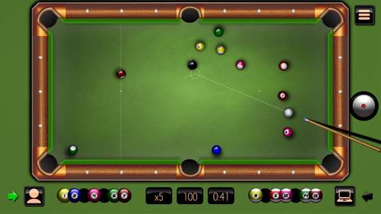 8 Ball Billiards Classic screenshot 1