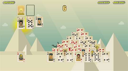 Pyramid Solitaire Deluxe screenshot 1