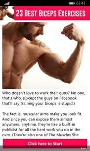 23 Best Biceps Exercises screenshot 1