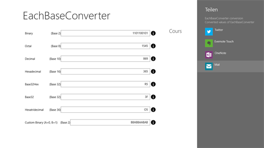 EachBaseConverter screenshot 5