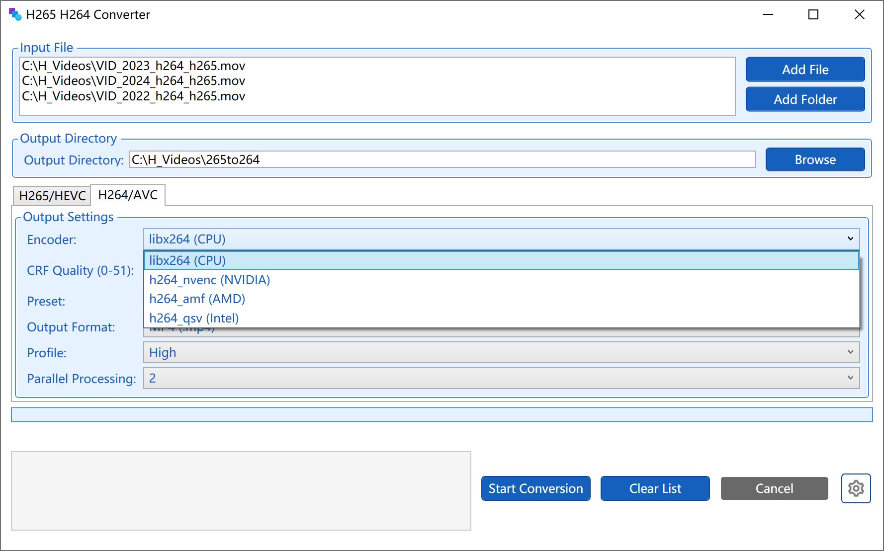 H265 H264 Converter-HEVC/AVC Video Codec - Download and install on