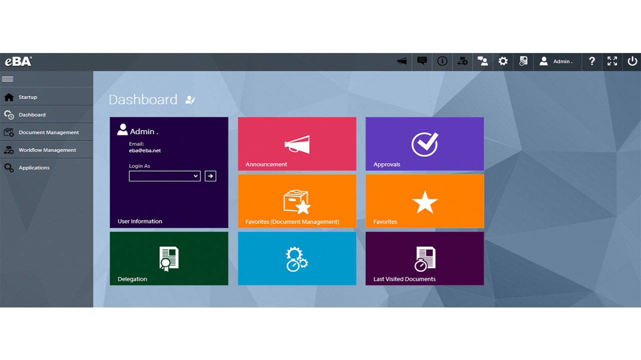 eBA Workflow & Document Management