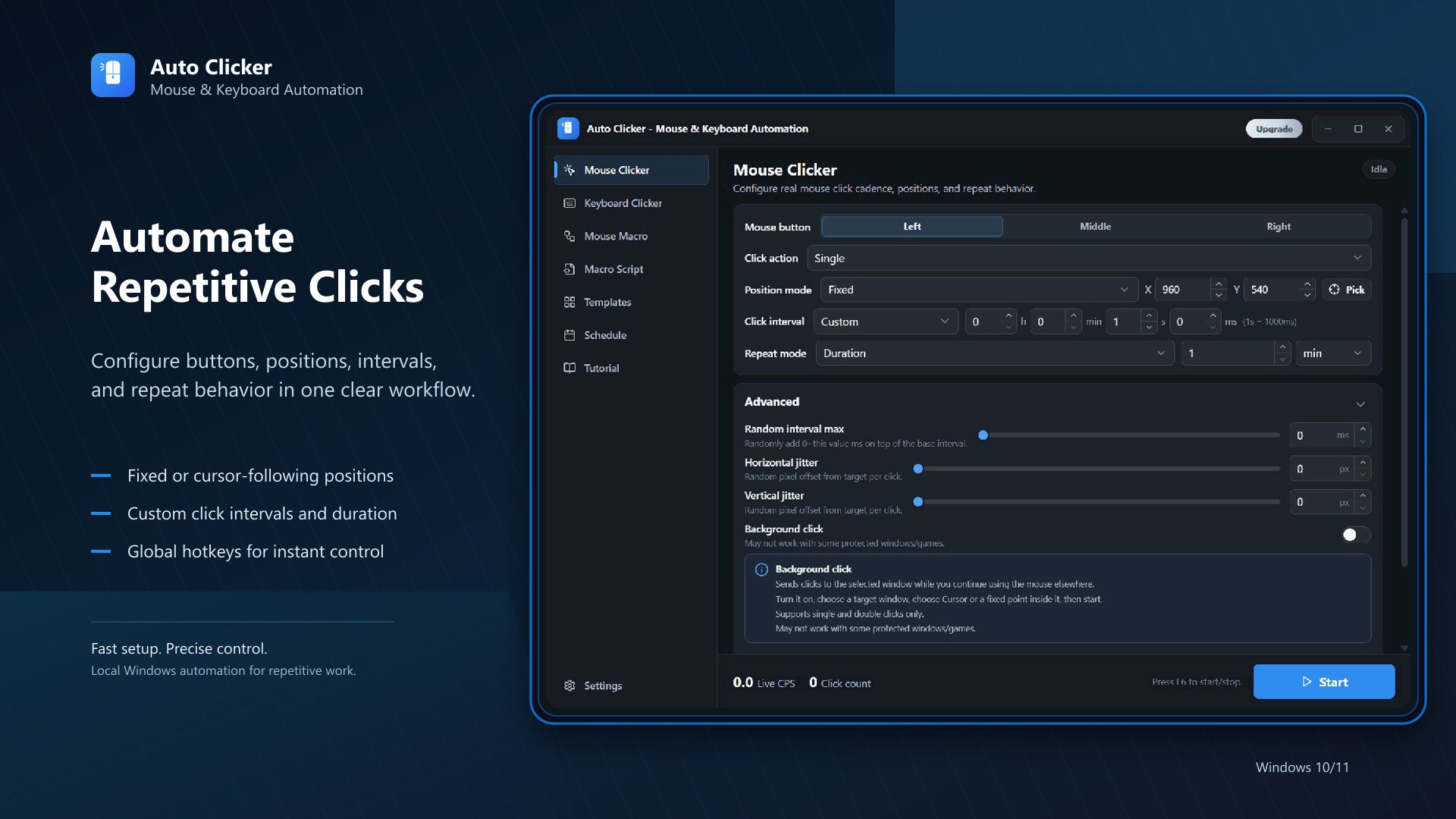Auto Clicker - Mouse & Keyboard Automation screenshot
