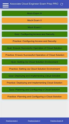 GCP Associate Cloud Engineer Exam Preparation PRO Screenshot