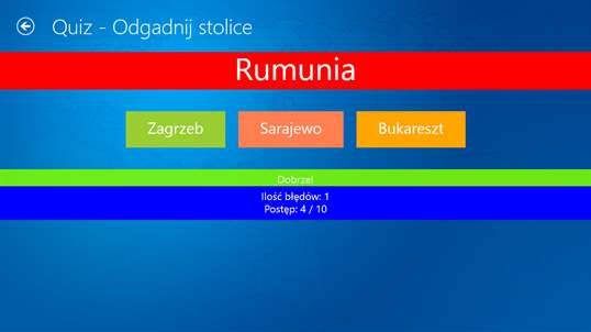 Quiz Geograficzny screenshot 5