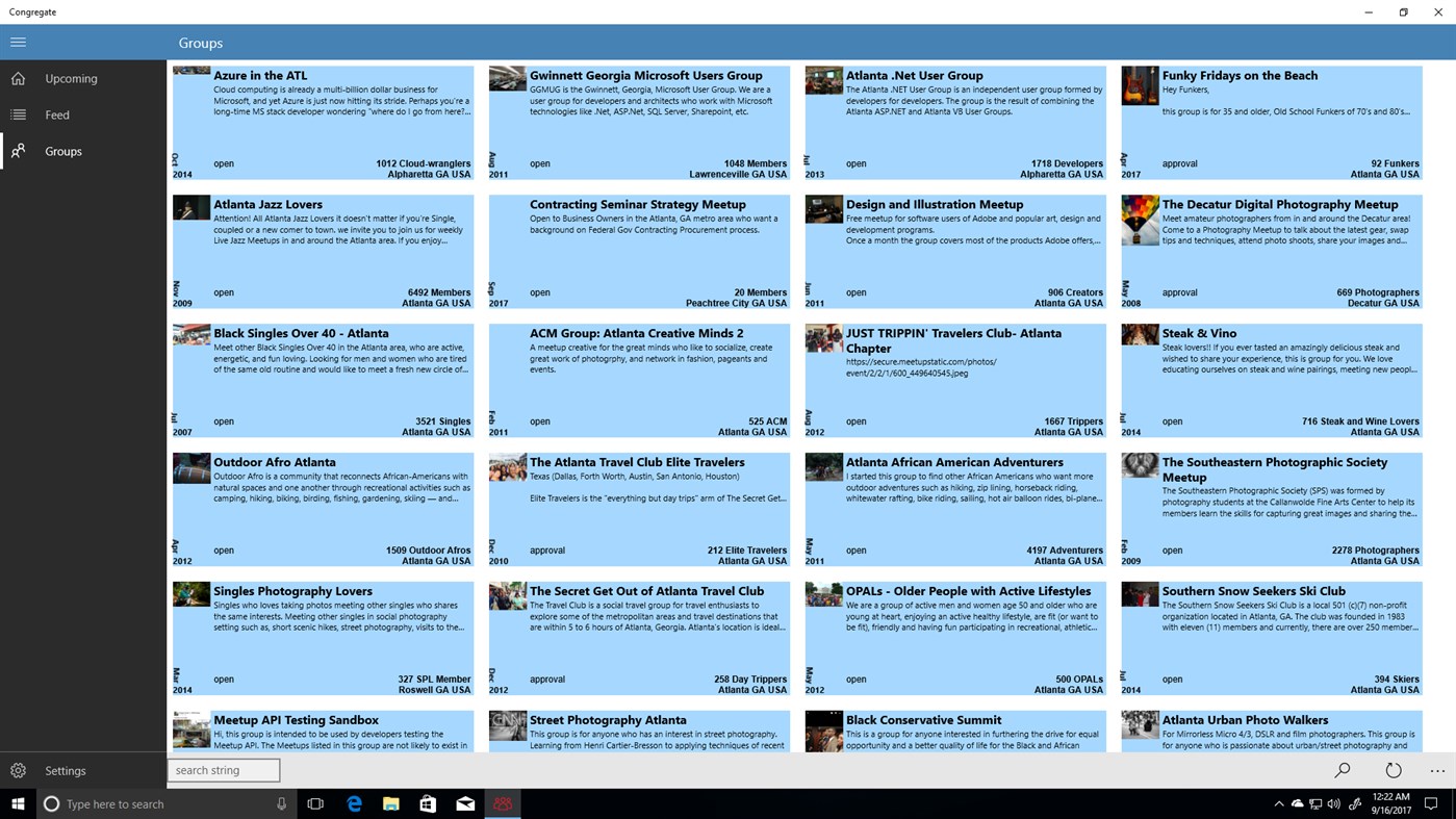 #4. Congregate (Windows) Ved: John Pryor