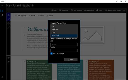 Hazel 2 - Responsive Website Designer screenshot 4