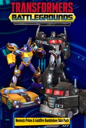 Nemesis Prime en Goldfire Bumblebee-skinpack