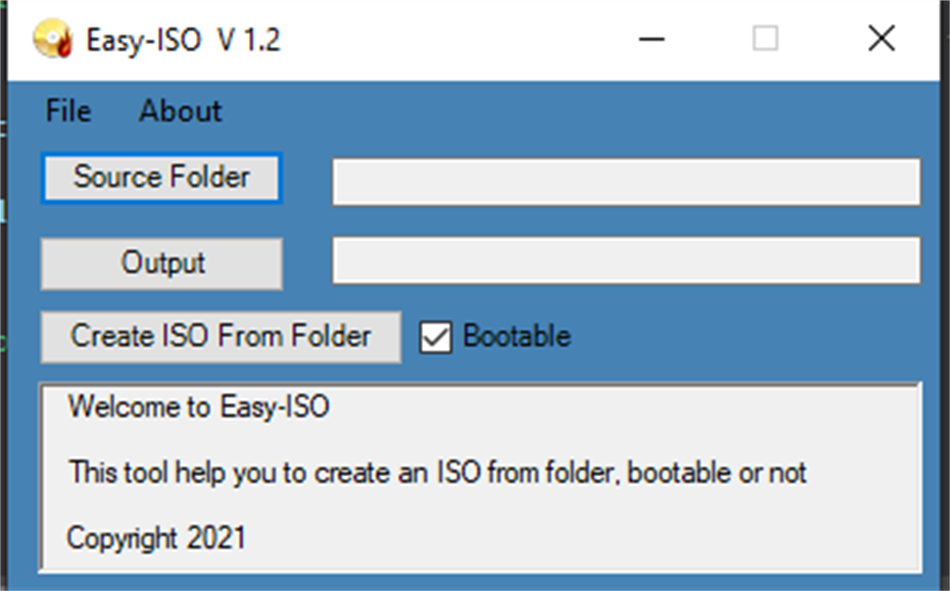 Easy-ISO (Windows) Podle: Dakhama Mehdi