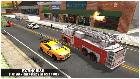 Emergency Rescue Urban City - Firefighter Duty Sim screenshot 1